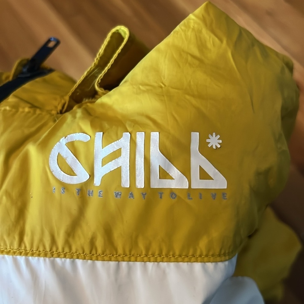 H&M chill tricolor removable hood windbreaker 6-8Y - Picture 5 of 7